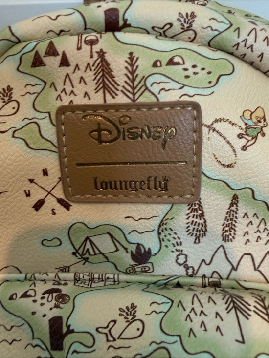 Loungefly Handbags - Loungefly Peter Pan Green Adventure Print backpack